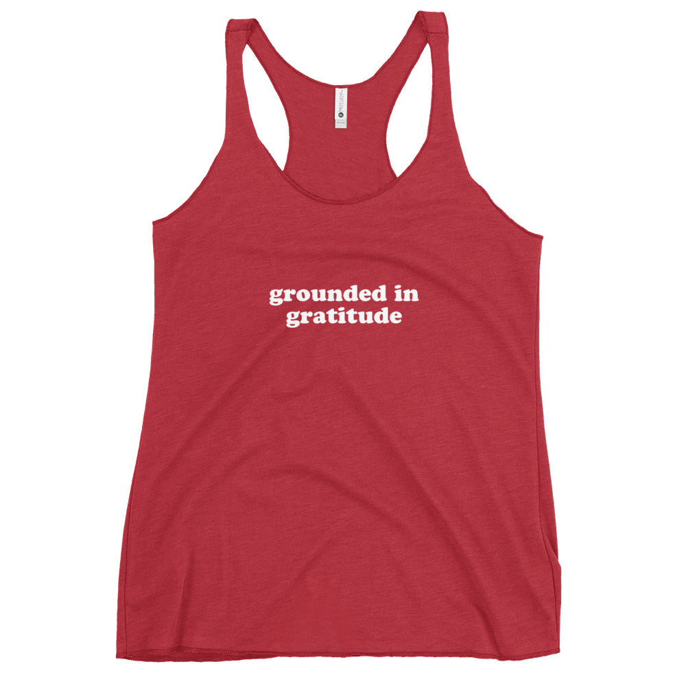 Grounded in Gratitude Women's Racerback Tank