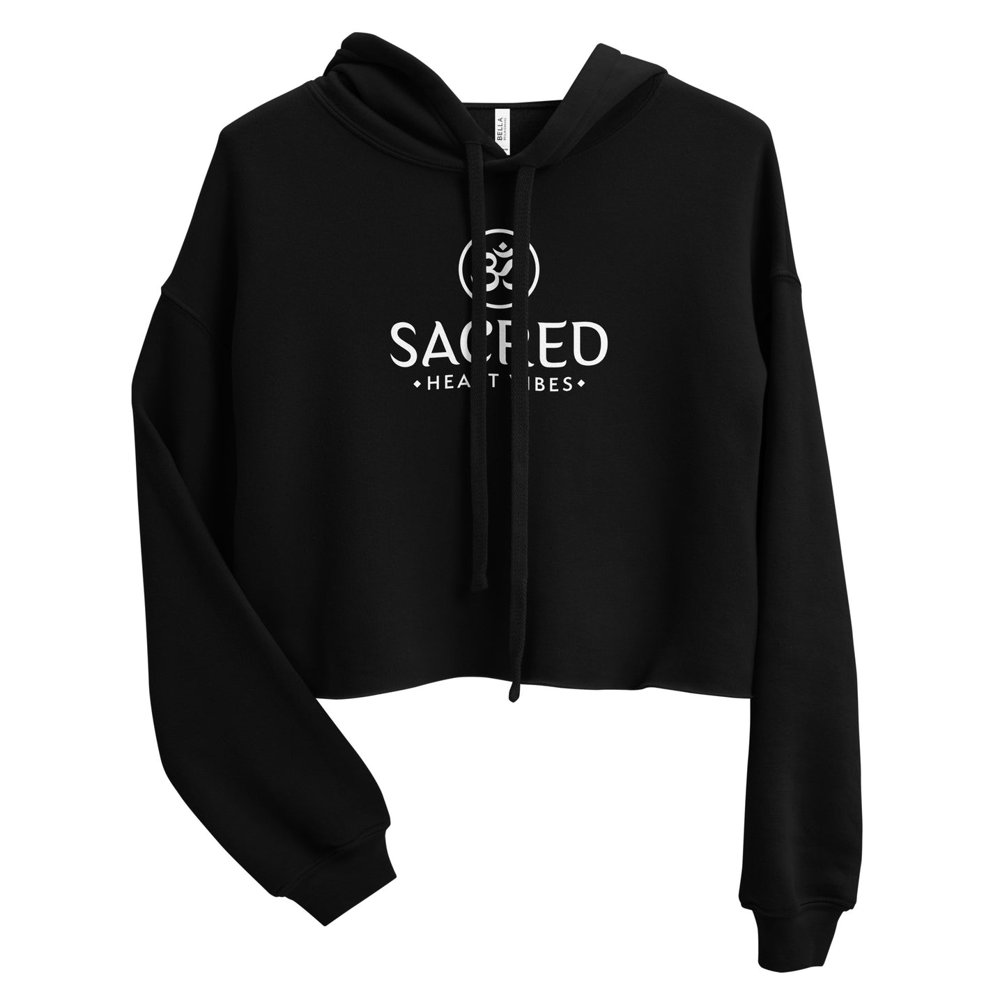 Sacred Heart Vibes Crop Hoodie