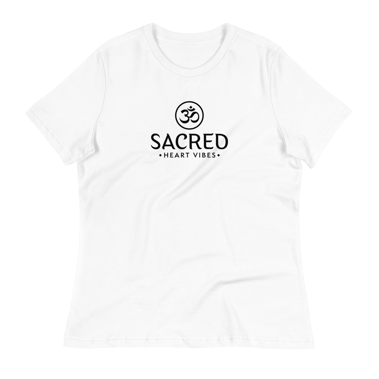 Sacred Heart Vibes Women's Relaxed T-Shirt White